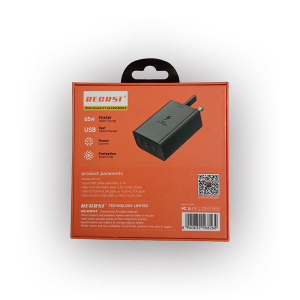 RECRSI 65W Super Fast Charger - NS01 - Image 2