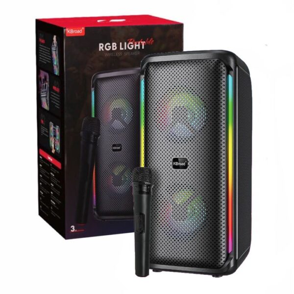 KBroad RGB Light Wireless Speaker - KTS 1972