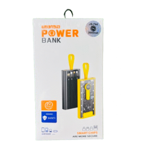 20000MAH FAST CHARGING ORGINAL POWER BANK (66W) TRANSPARENT CYBERPUNK MODEL - JS744