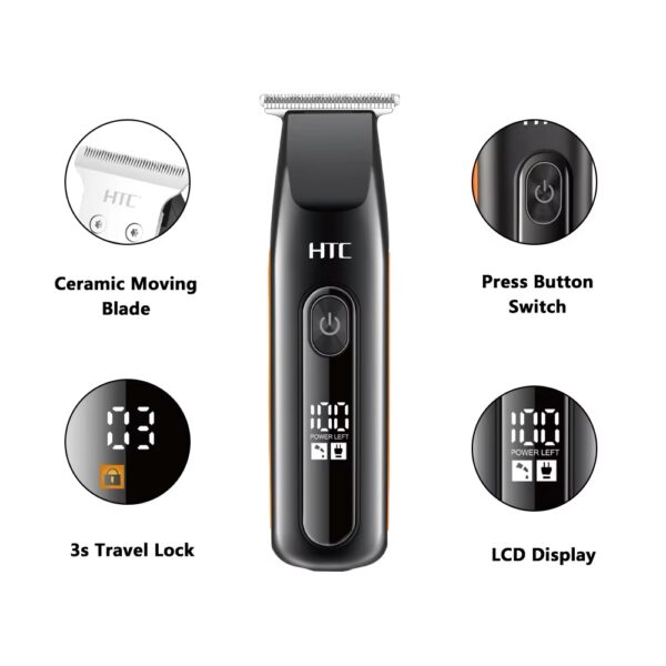 HTC AT-508 RECHARGEABLE HAIR TRIMMER - Image 2